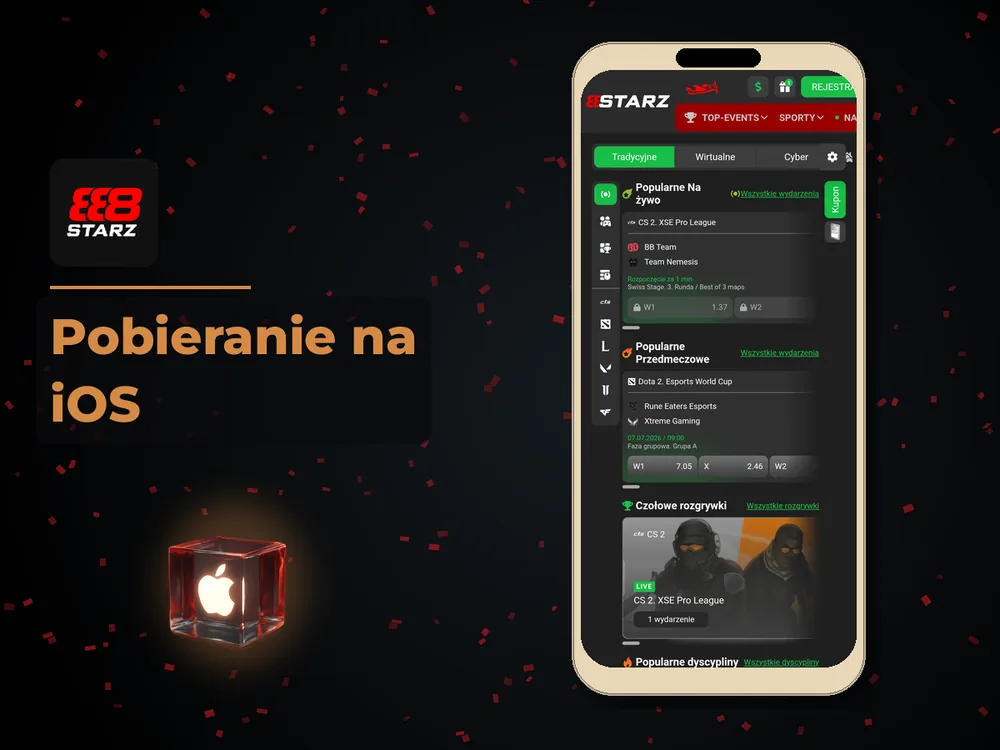 888starz - Pobieranie na iOS