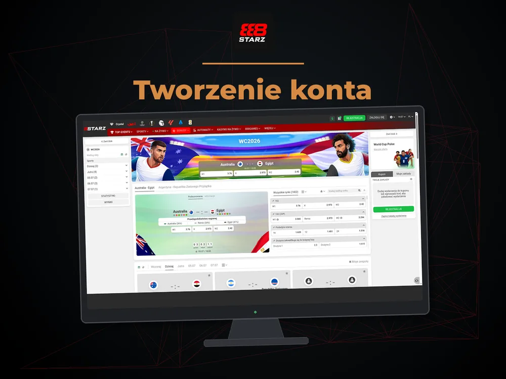 888starz - Tworzenie konta