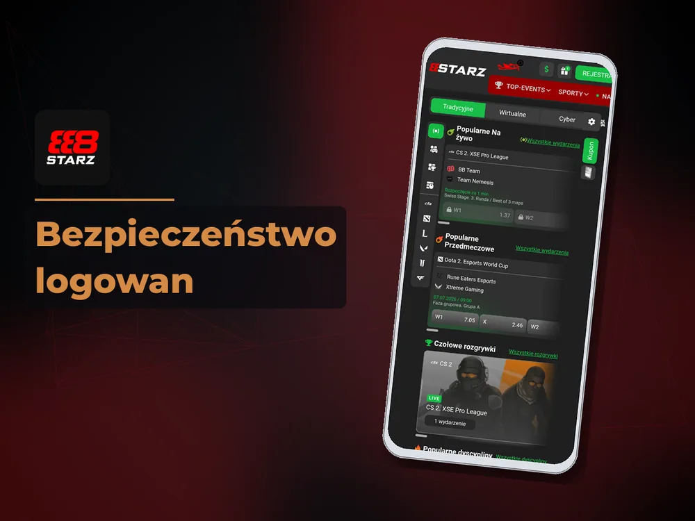 888starz - Bezpieczeństwo logowan