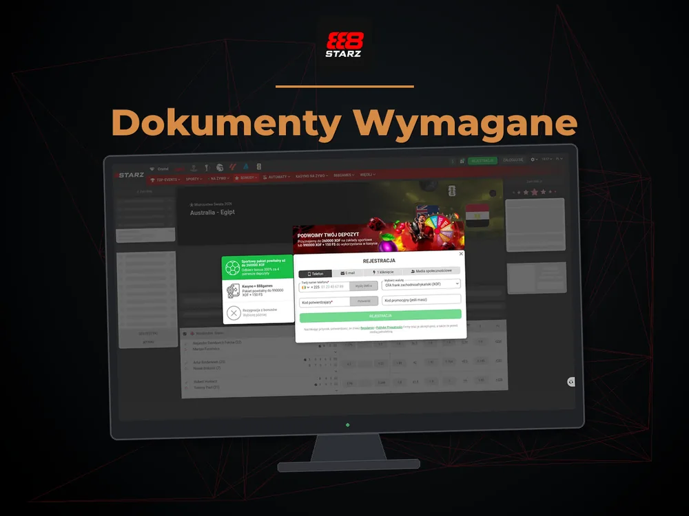 888starz - Dokumenty Wymagane