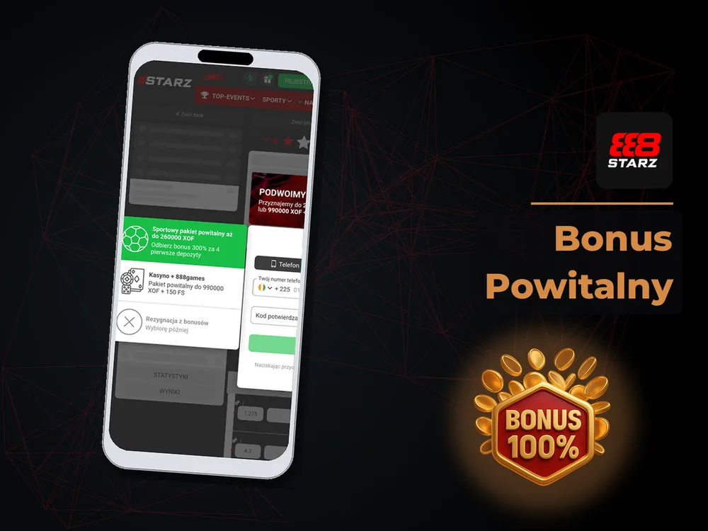 888starz - Bonus Powitalny