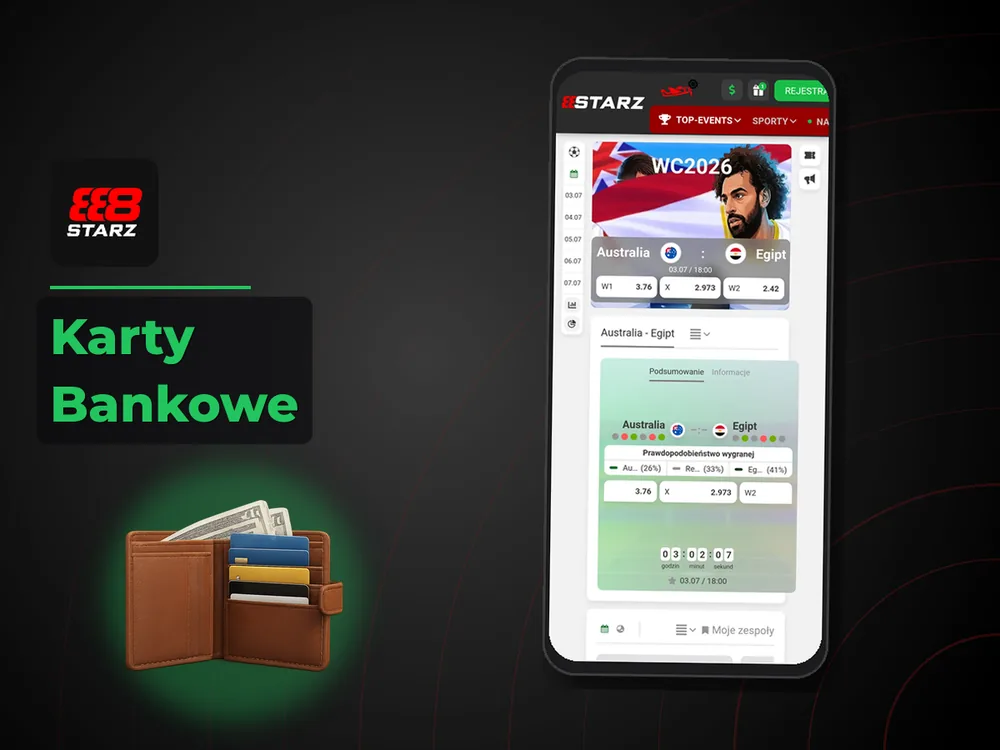 888starz - Karty Bankowe