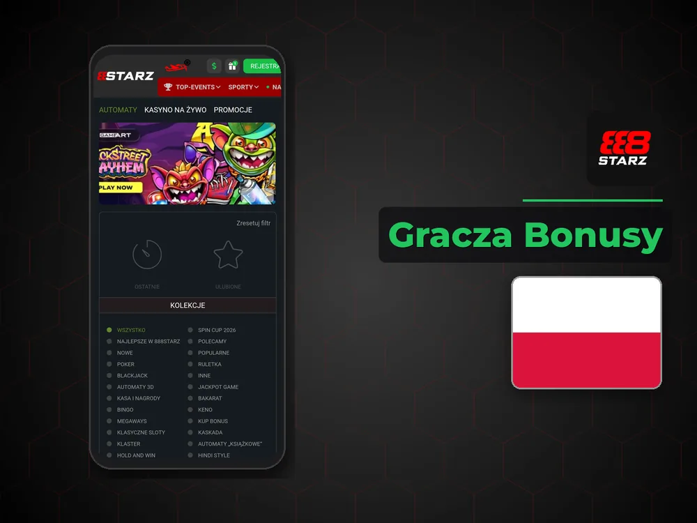 888starz - Gracza Bonusy